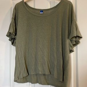 Old navy capped sleeve tee